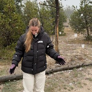 The North face black puffer- 1996 Retro Nuptse jacket , excellent condition!!